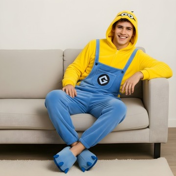 Piżama Onesie Kigurumi Kostium Przebranie Minion S: 145-155cm