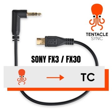 Tentacle Sync Micro-USB dla Sony FX3 / FX30 - Kabel Timecode C24