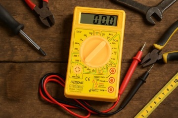 МУЛЬТИМЕТР ЦИФРОВОЙ УНИВЕРСАЛЬНЫЙ МЕТР LCD ТЕСТЕР ТОКА ТЕСТОВЫЕ ПРОВОДА