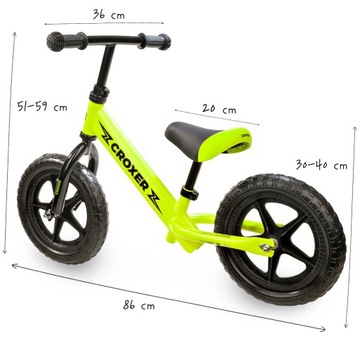 Беговел Croxer Leox Lime