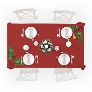 Obrus Świąteczny Decor 160x140 Boże narodzenie 053