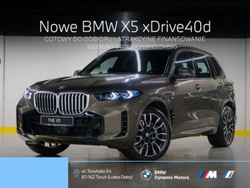 BMW X5 G05 SUV Facelifting 3.0 40d 352KM 2025 BMW X5 xDrive40d 352 KM mHEV - Kamera 360 - Hak Holowniczy - HarmanKardon