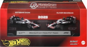 Hot Wheels Premium Формула 1 2 шт. Боліди F1 MoneyGram Haas JMM97