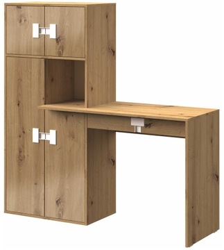 meble biurko duże pojemne szafką regałem Index 11