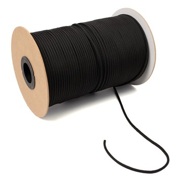 ЧЕРНАЯ ПОЛИПРОПИЛЕНОВАЯ ВЕРЕВКА, ГЛАДКАЯ, 5мм, 50М