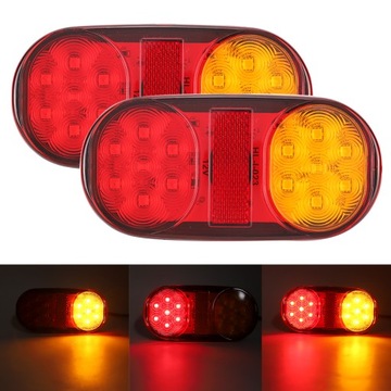 2 szt. 24V tylne światło przyczepy 14LED