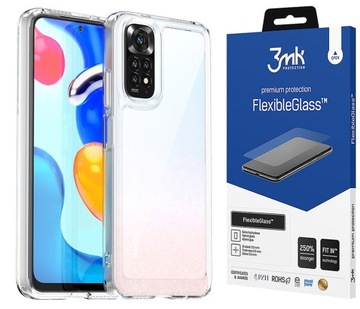 Pancerne Etui do XIAOMI REDMI NOTE 11 + Szkło 3MK