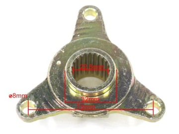 СТУПИЦА ЗАДНЯЯ КОЛЕСА ATV 125 23 HB ФРЕЗЫ