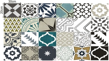 Наклейки на плитку, плитку, лестницу, 20 шт, 30х20см