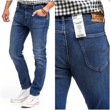 LEE AUSTIN MĘSKIE SPODNIE JEANSOWE W38 L30