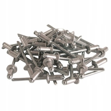 NITY ZRYWALNE ALUMINIUM/STAL 4,0X8MM 50SZT MEGA