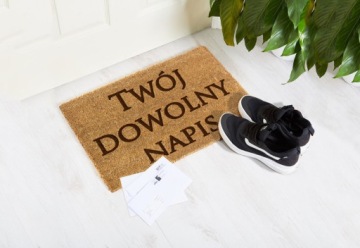 КОВРИК ДЛЯ ДВЕРИ Любая надпись в подарок!