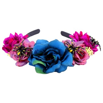 HALLOWEEN SPIDER ROSE OPASKA NA GŁOWĘ MAKEUP WOMEN'S