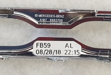 CHRÓM MASKA LEVÝ MERCEDES GLE W1167 A1678882700