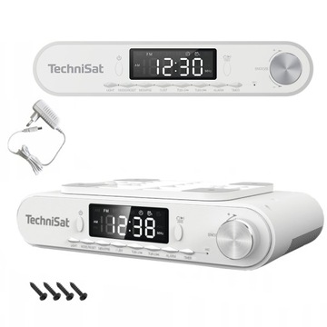 RADIO KUCHENNE PODWIESZANE PODSZAFKOWE BLUETOOTH FM LAMPKA LED TECHNISAT