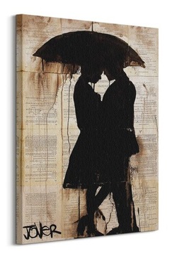 Obraz płótno Loui Jover Para z Parasolem 60x80 cm