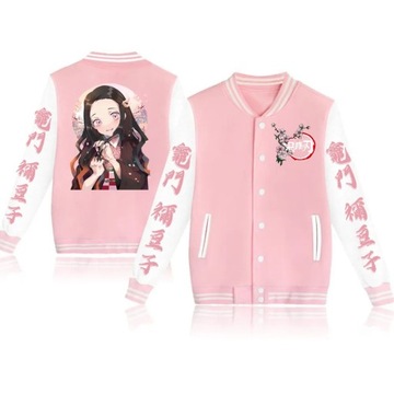 Demon Slayer Jacket Baseball Uniform Hoodie Sweats