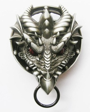 Głowa smoka 3D dragon klamra zapinka do paska