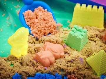BibiMoon Kinetic Sand 3 кг НАБОР ПЕСОЧНЫХ ЯЩИКОВ ФОРМАТЫ