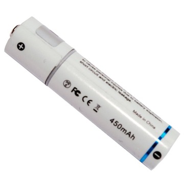 Перезаряжаемая батарея AAA micro USB 675 мВтч 1,5 В CE