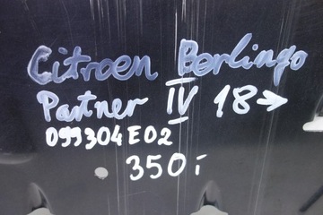 DESKA OCELOVÝ PEUGEOT PARTNER IV 18- BERLINGO