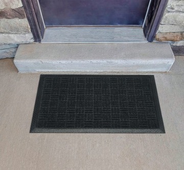 КОВРИК ДЛЯ ОБУВИ ВХОДНОЙ ДВЕРЬ, РЕЗИНОВЫЙ КОВрик STRONG OUTDOOR 45X75