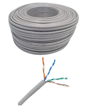 Netrack kabel sieciowy LAN kat 5e UTP CCA 100m