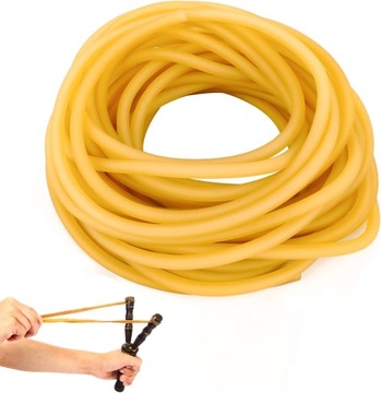 GUMA DO PROCY ZAPASOWA 10M ŻÓŁTA MOCNA GUMA OPOROWA Slingshot