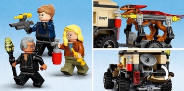 LEGO Jurassic World Транспорт пирораптора 76951