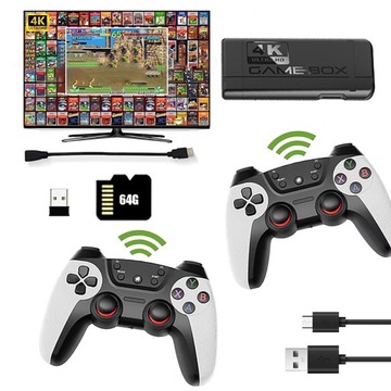 GRA TELEWIZYJNA KONSOLA K9 RETRO + 2 PADY + 30000 GRY