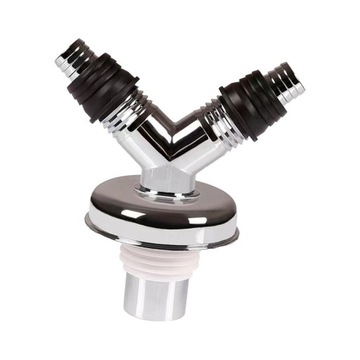 Переходник для трапа в полу Тройник-заглушка двойного назначения для Y-образной переходной трубы