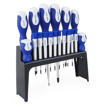 F НАБОР ОТВЕРТОК ПОДСТАВКА ДЛЯ ОТВЕРТОК 18 ШТ. МАГНИТ