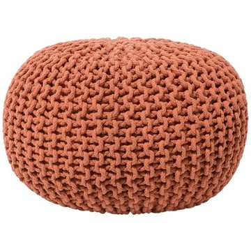 Puf 50 x 35 cm brązowy CONRAD