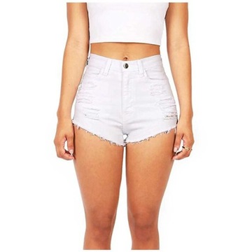 Sexy Personality Ultra-Short Denim Shorts Women'S