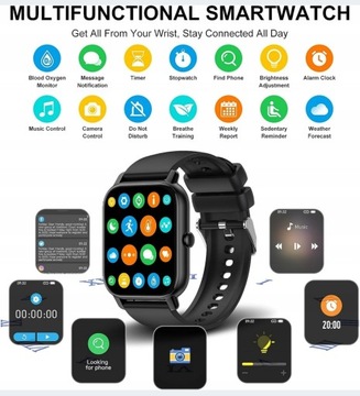 Умные часы Nerusa P66 D, серые