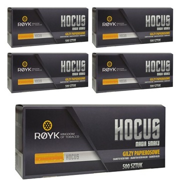GILZY PAPIEROSOWE TUTKI HOCUS 5 X 500 SZTUK