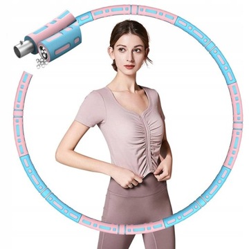 Hula hop Ikonka 85 cm wielokolorowy defekt