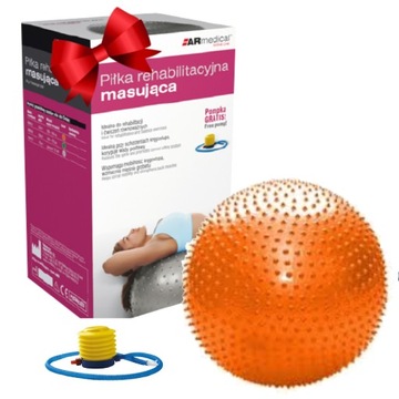 PIŁKA REHAB. MASUJĄCA Z KOLCAMI Z WYPUSTKAMI 55 cm