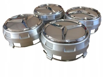 4 SZTUKI KAPSLE FELG DEKIELKI DO W168 W169 W176 W246 W140 W222 AMG 75 mm