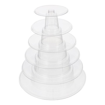 Przezroczysty stojak na makaroniki Macaron Tower na biurko
