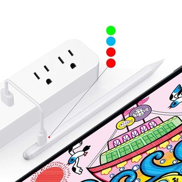 емкостное перо для iPad/iPhone/Android Samsung 3 кончика пера белое