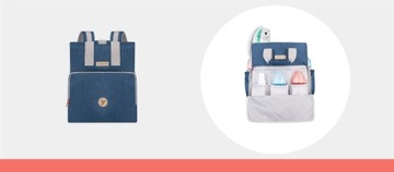 Рюкзак POP, сумка для коляски, 9 КАРМАНОВ, УНИВЕРСАЛЬНЫЙ+