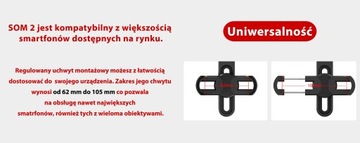 Адаптер СОМ-2 для крепления смартфона на телескопы
