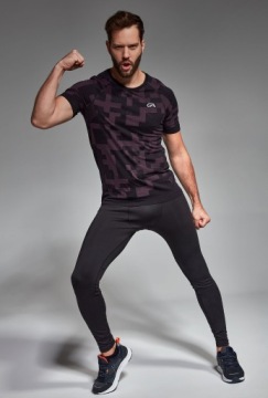 Мужская футболка Gatta Active Breeze Black-Viol, размер XXL