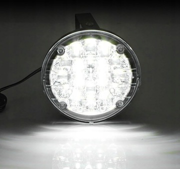 Круглые светодиодные фары дальнего света E4 RL 9CM DRL лампы