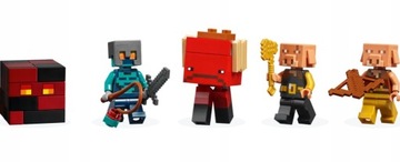 ПОДАРОЧНЫЙ НАБОР LEGO MINECRAFT NETHER BASTION NETHER MAGMA TNT XXL