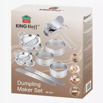 БОЛЬШОЙ НАБОР ДЛЯ ПРИГОТОВЛЕНИЯ ПЕЛЬМЕНЕЙ, НОЖ, ФОРМА