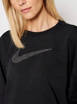 Bluza damska NIKE GET FIT OVERSIZE czarna sportowa