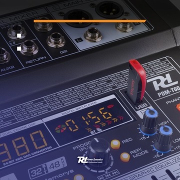 6-канальный сценический микшер DSP/USB/BT PRO