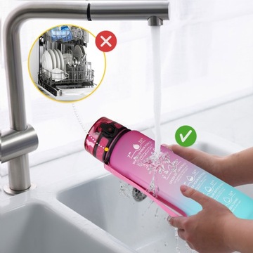 СПОРТИВНАЯ БУТЫЛКА, ПРОТЕЧНАЯ БУТЫЛКА ДЛЯ НАПИТКА ВОДЫ, ТВЕРДЫЙ ТРИТАН, 1000 мл